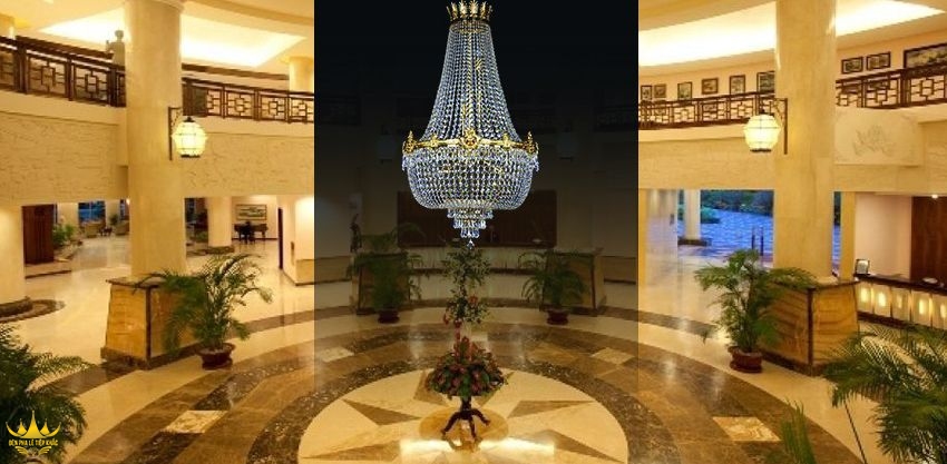 Bí quyết thiết kế đèn đại sảnh cho nhà hàng, khách sạn thêm ấn tượng